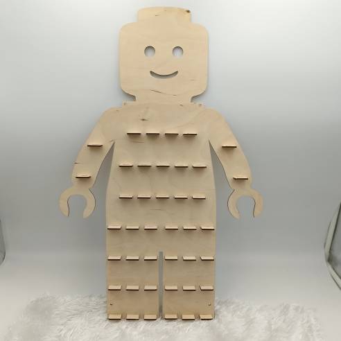 Półka / ekspozytor na klocki LEGO - XL - mieści 42 figurki + imię gratis !